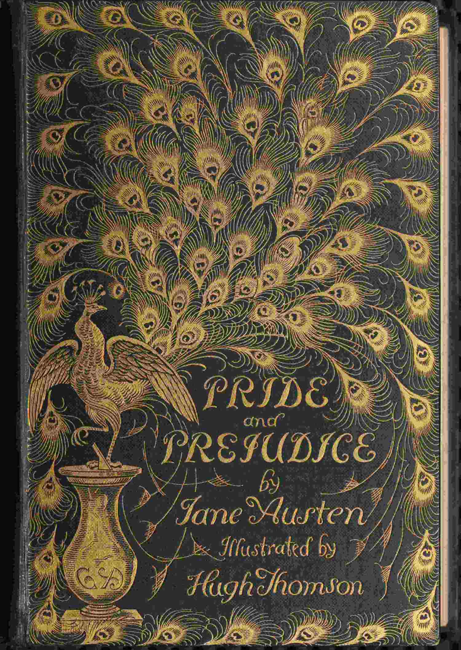 Hugh Thomson’s gold peacock binding